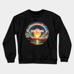 Total Solar Eclipse April 8, 2024 During the Day Crewneck Sweatshirt